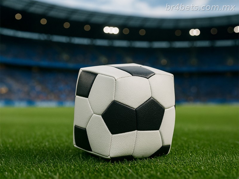 bola de futebol quadrada
